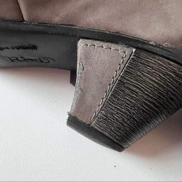 REMONTE DORNDORF SZ 36 Brown Leather Medallion Strappy Mary Janes Heels Pumps - Picture 8 of 8